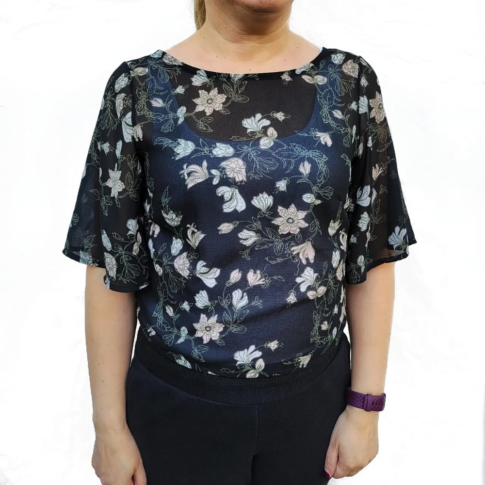 American Eagle Floral Blouse
